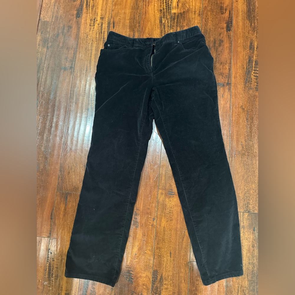 Style and Co women’s Black Corduroy Pants size 14